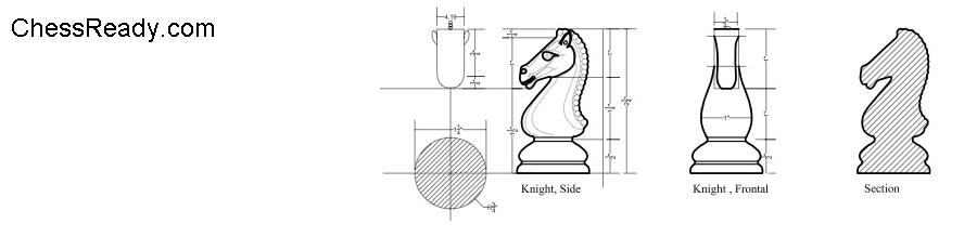 knight dimension in inches knight dimension in inches