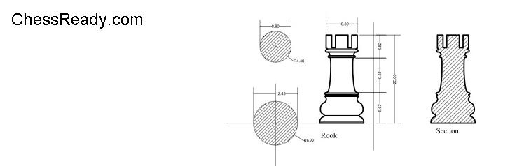 chess piece dimensions - rook chess piece dimensions - rook